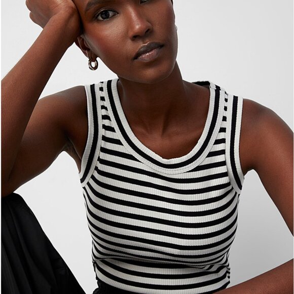 InWear Dagna Striped Ribbed Tank - XL - Picture 2 of 7
